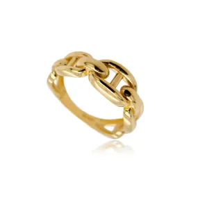 14k Gold Link Ring