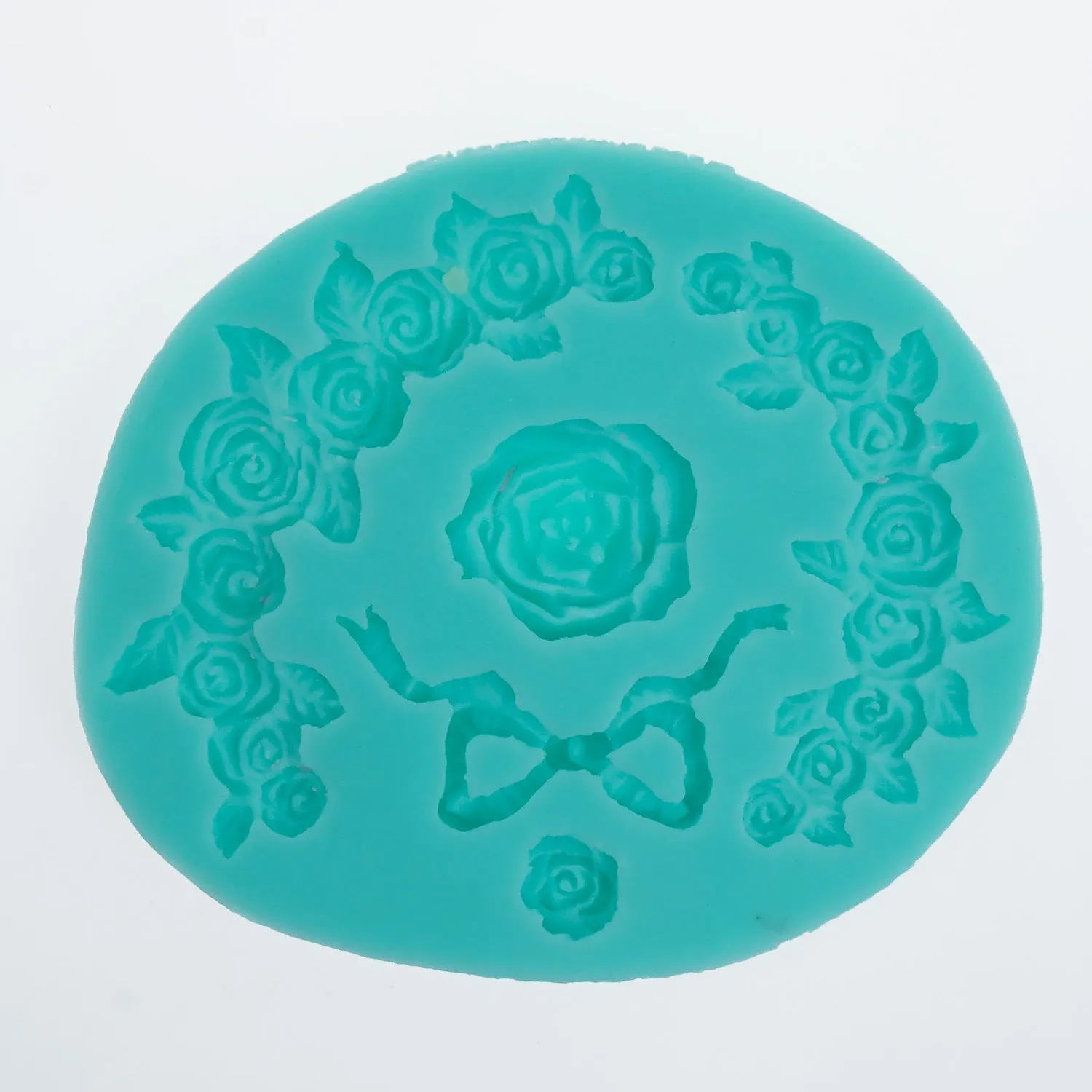 1PC Silicone Rose Flower Mold Cake Decoration Mold Diy Fondant Mold Resin Baking Tool 10374750