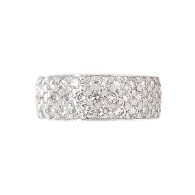 3 Row Diamond Eternity Band