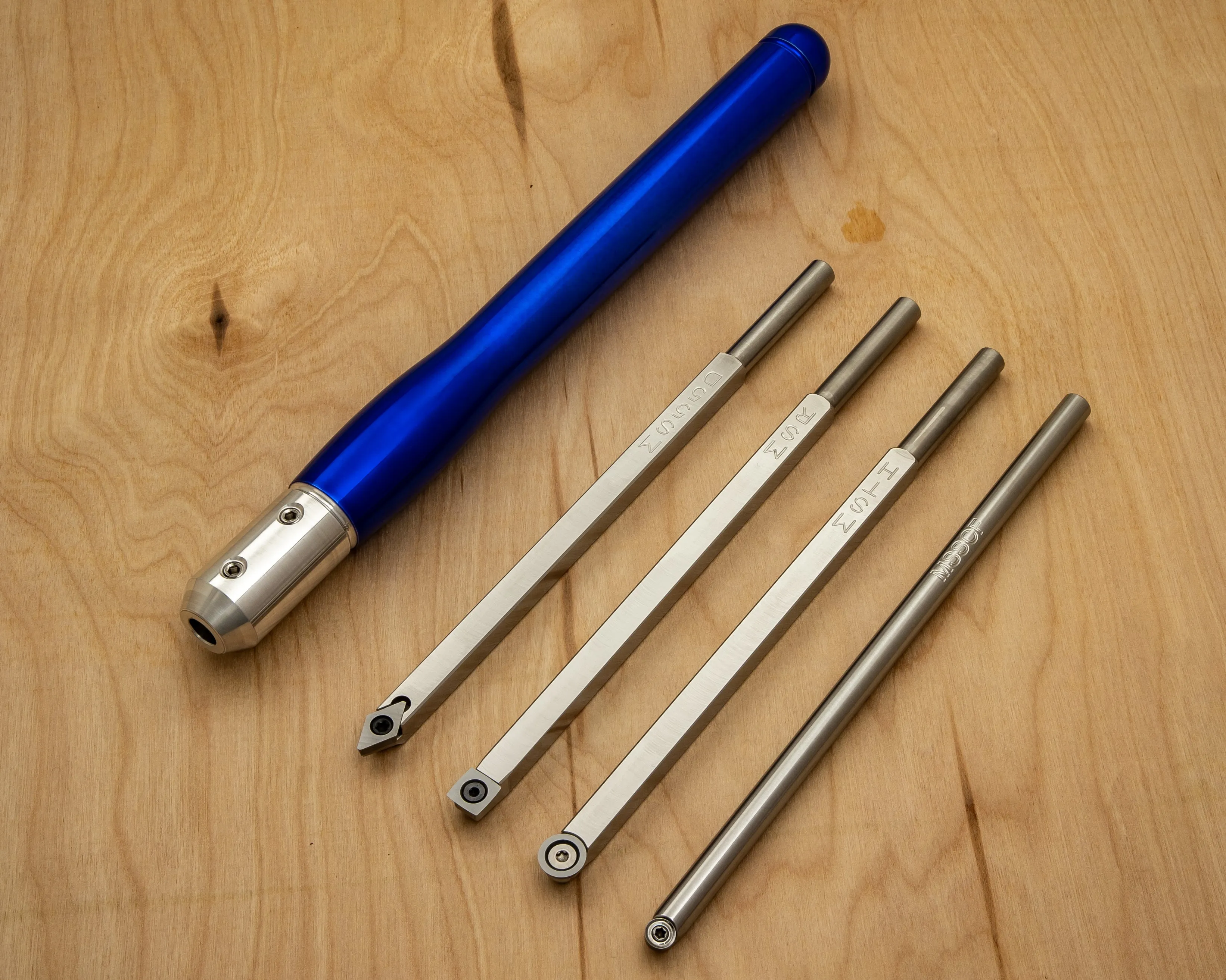 4 Mid Size Carbide Tipped Tools - 19 Overall