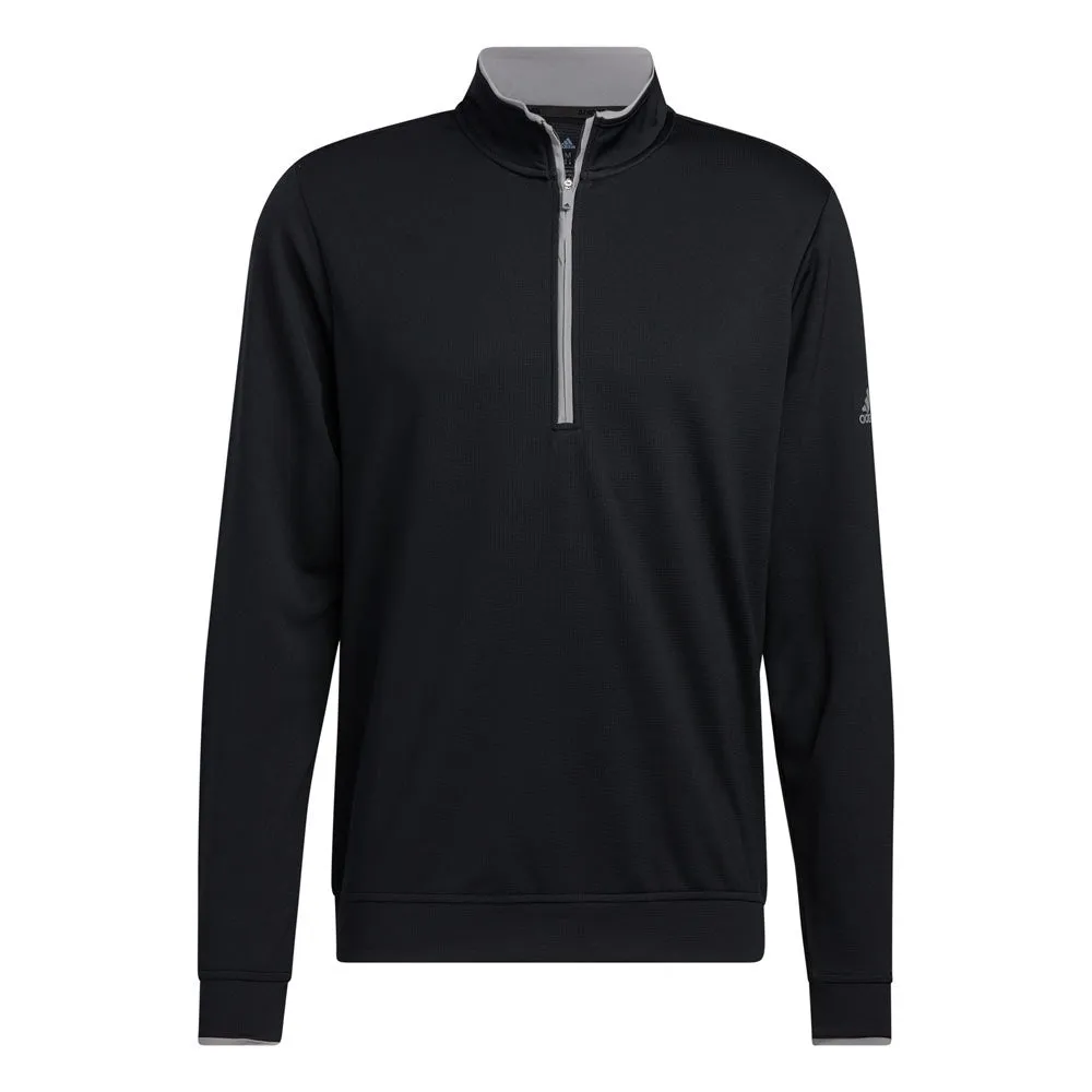 adidas Mens Lightweight Quarter Zip Pullover