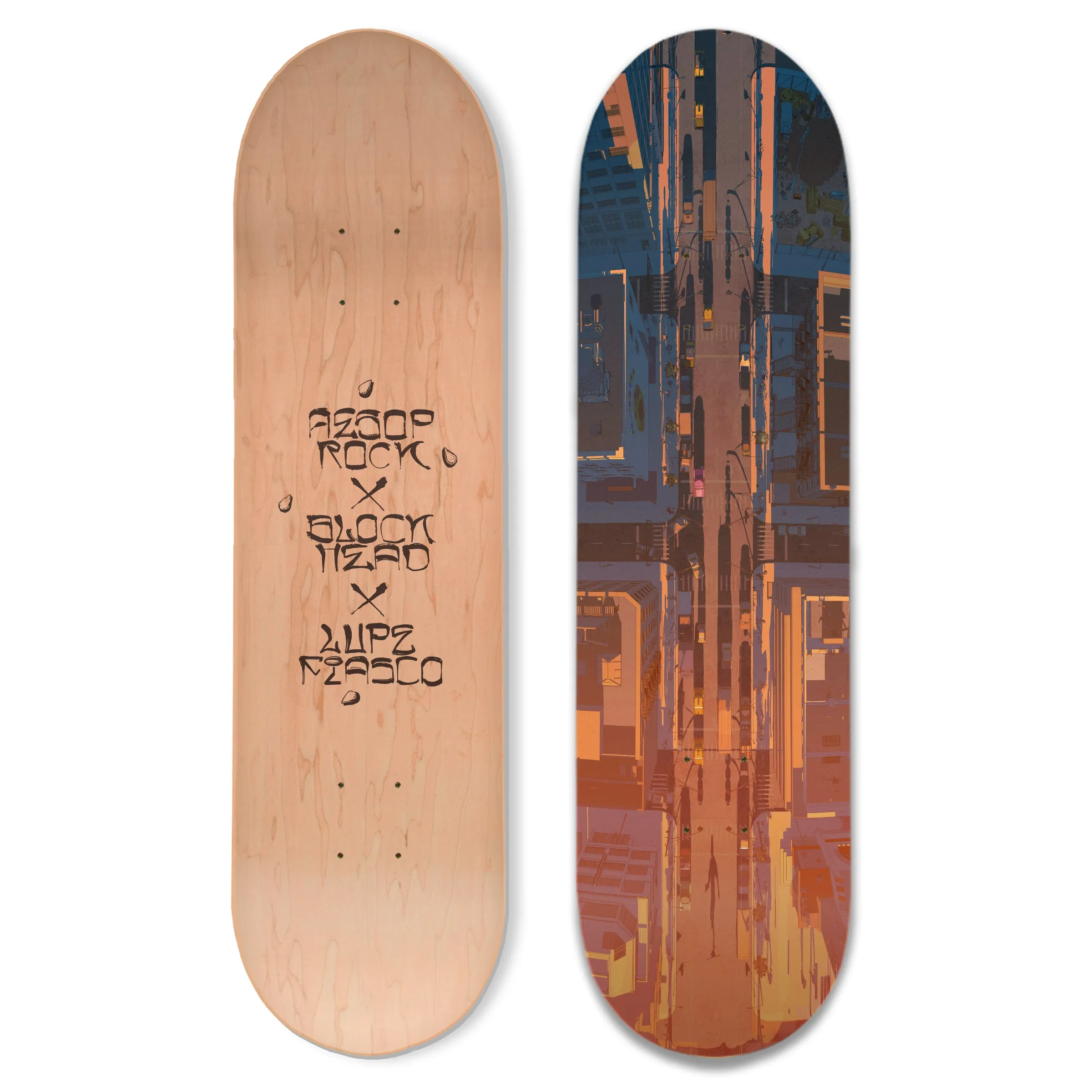 Aesop Rock x Blockhead - Pumpkin Seeds Skate Deck