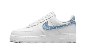 Air Force 1 Low '07 Essential White Worn Blue Paisley