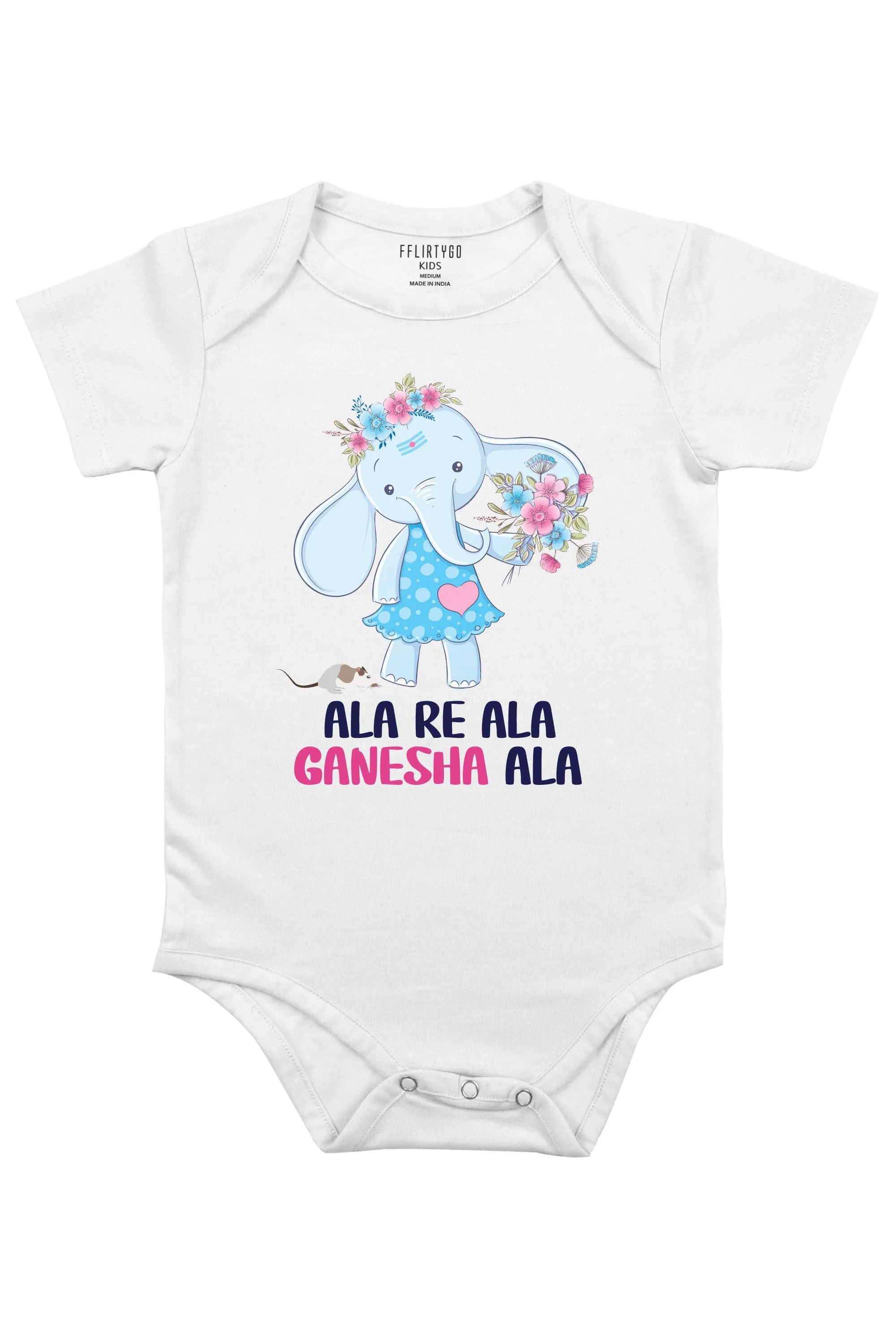 Ala Re Ala Ganesha Ala Baby Romper | Onesies