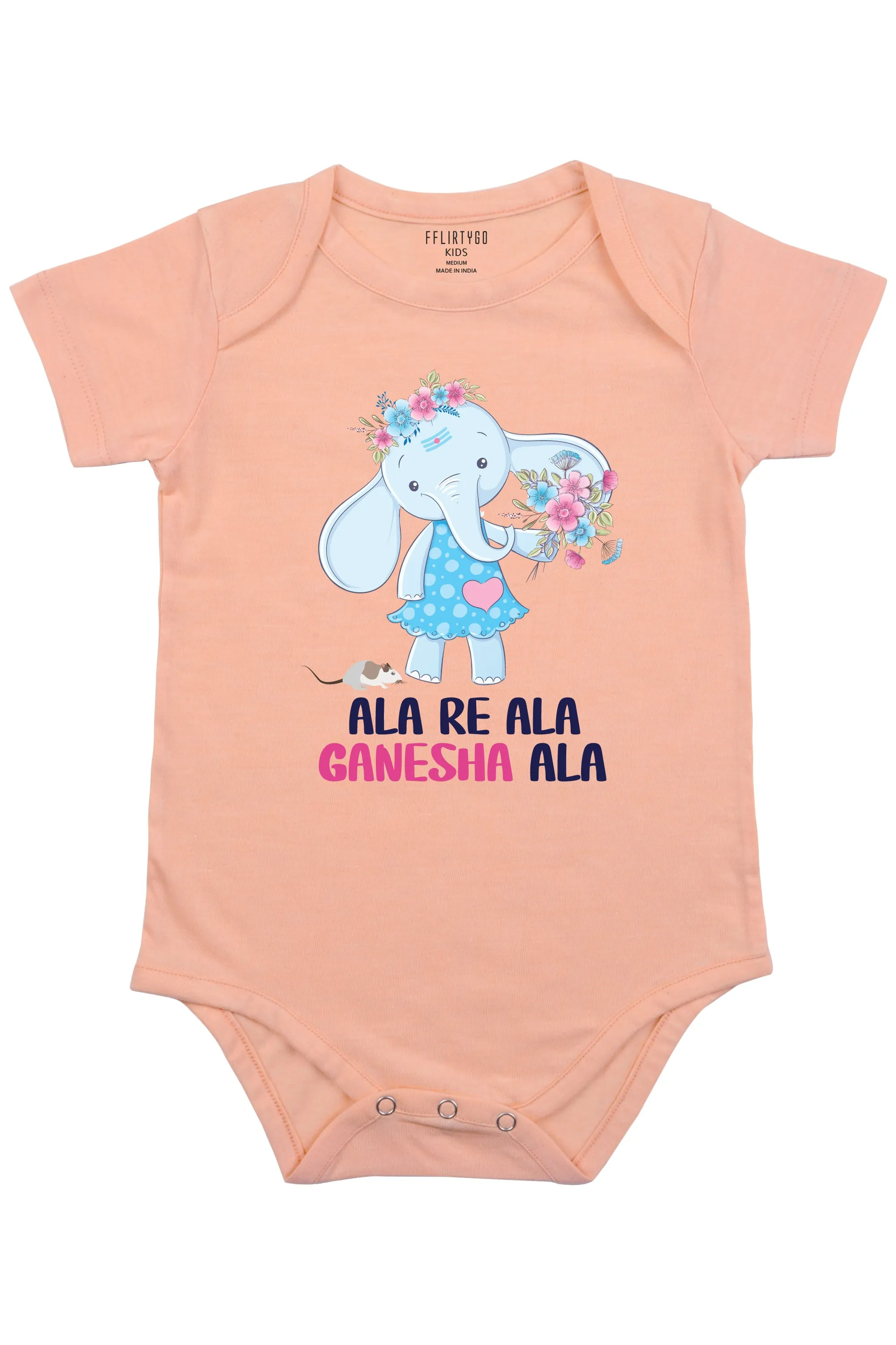 Ala Re Ala Ganesha Ala Baby Romper | Onesies