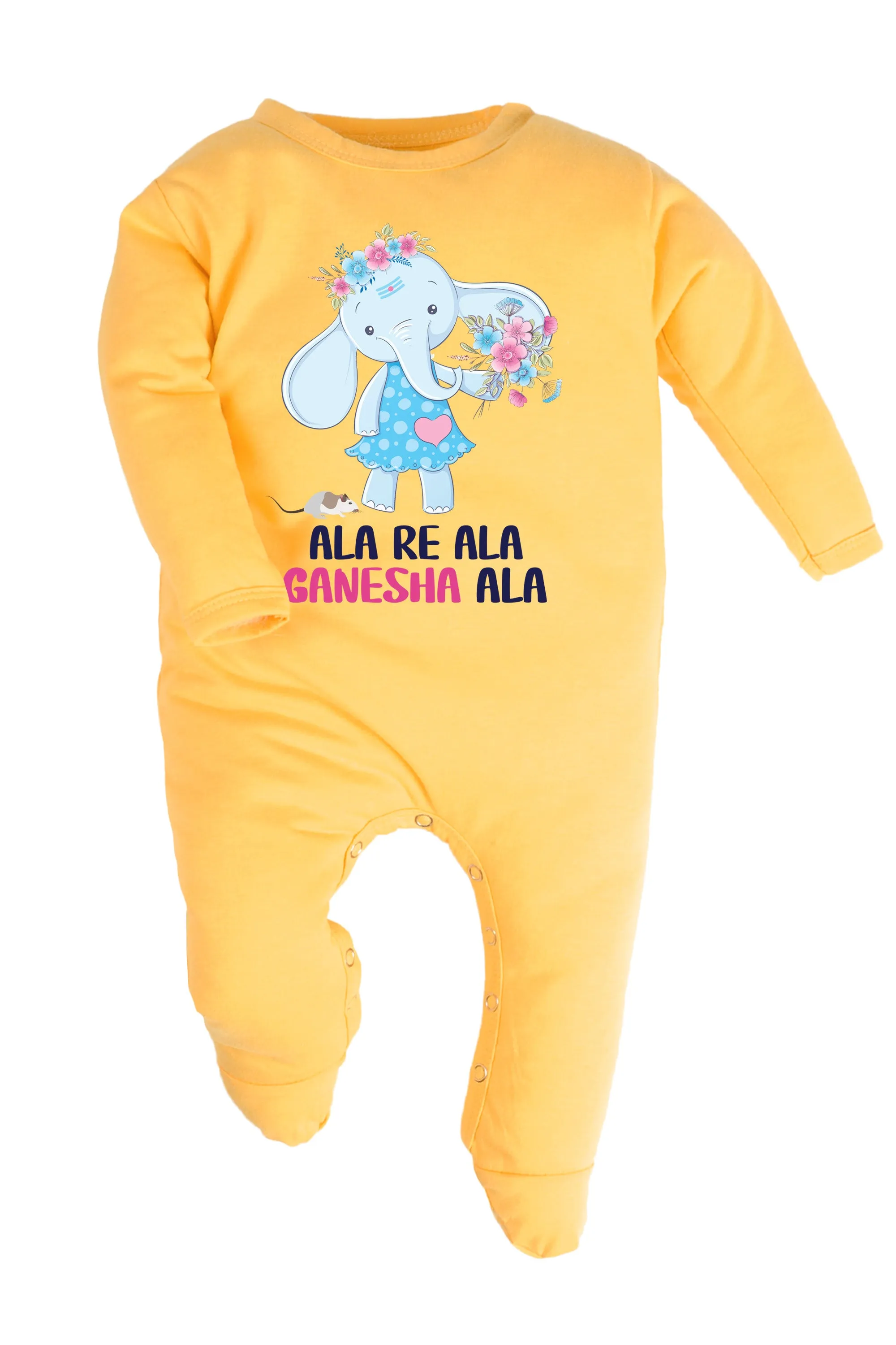 Ala Re Ala Ganesha Ala Baby Romper | Onesies