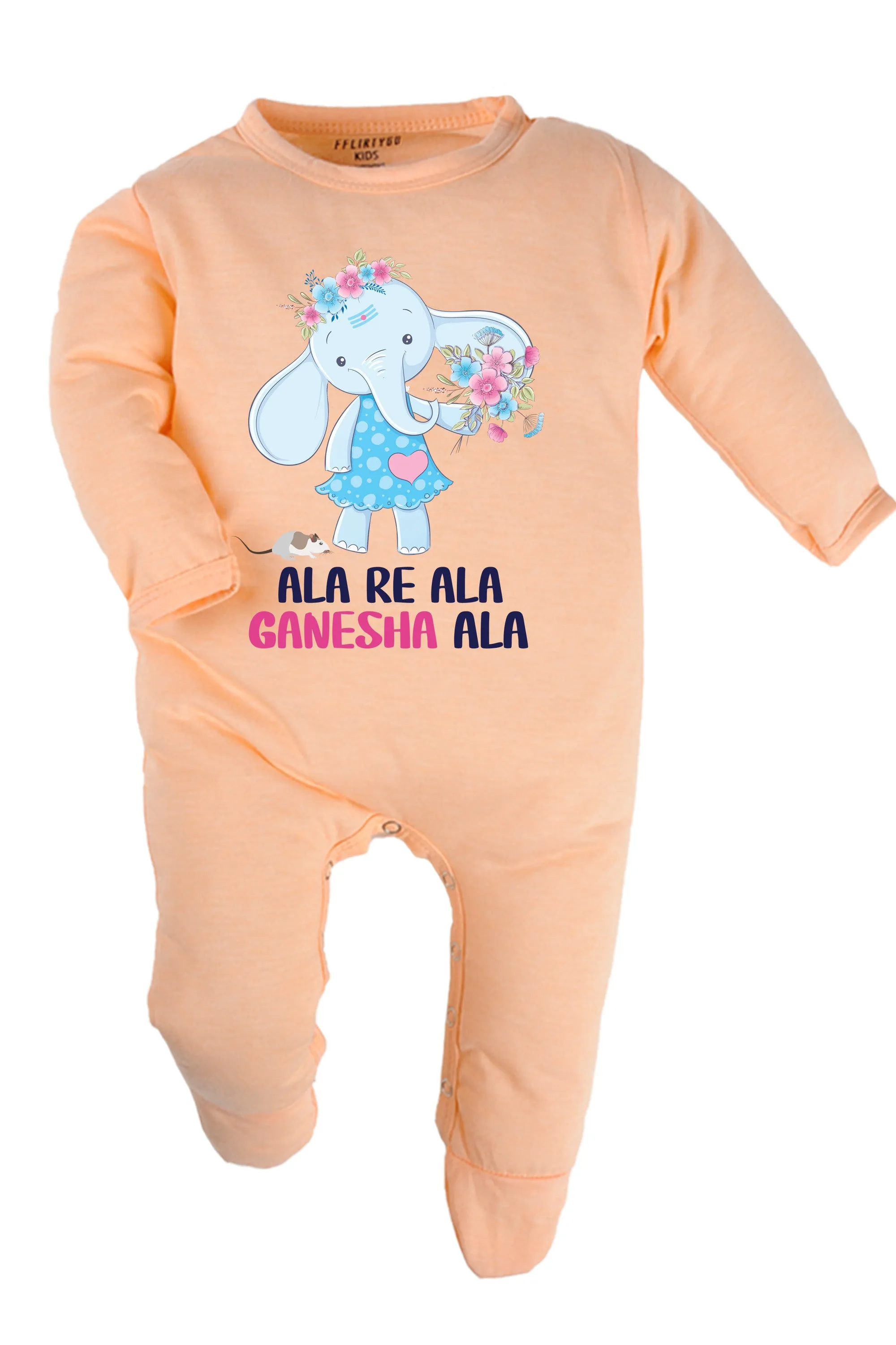 Ala Re Ala Ganesha Ala Baby Romper | Onesies