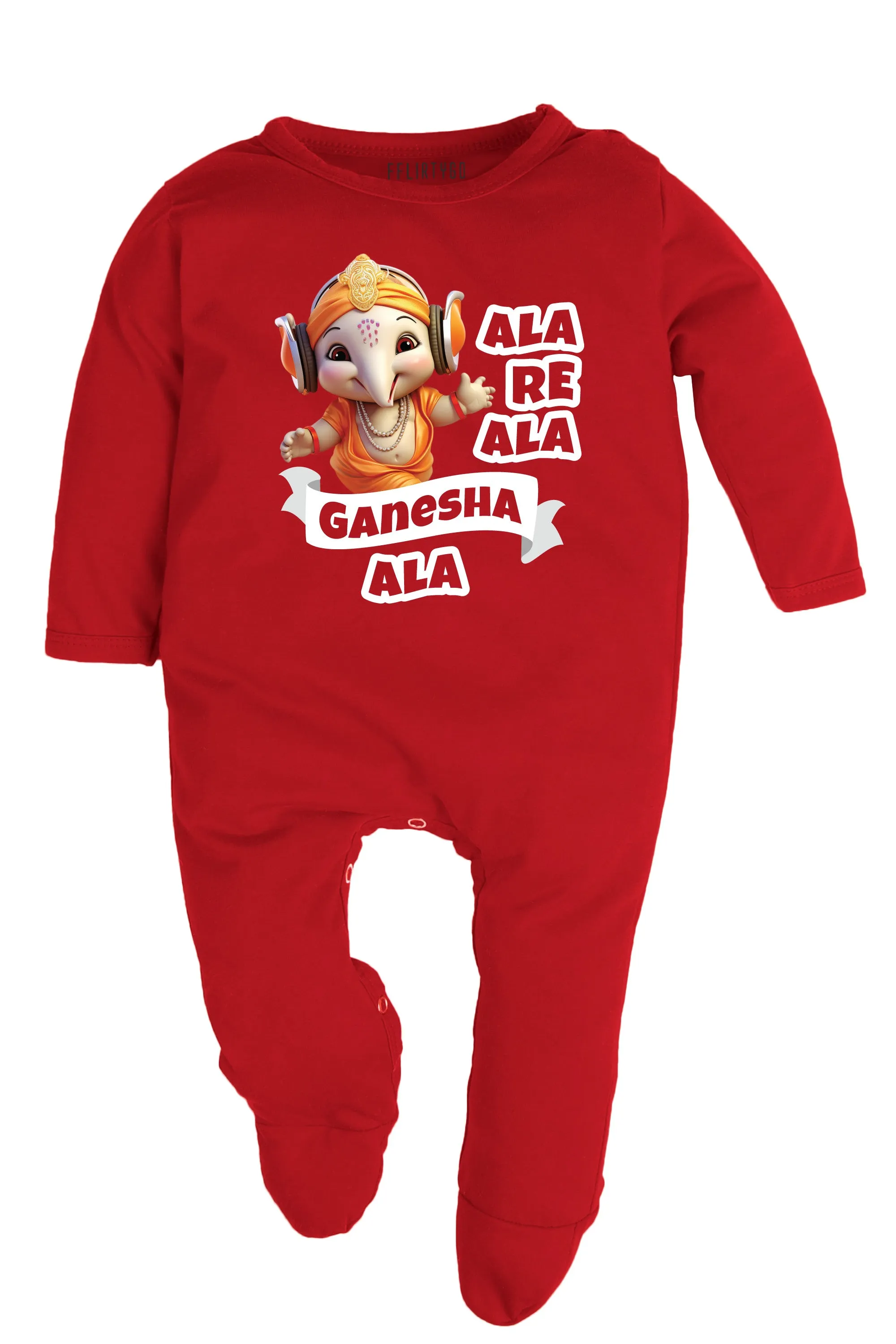 Ala Re Ala Ganesha Ala Baby Romper | Onesies