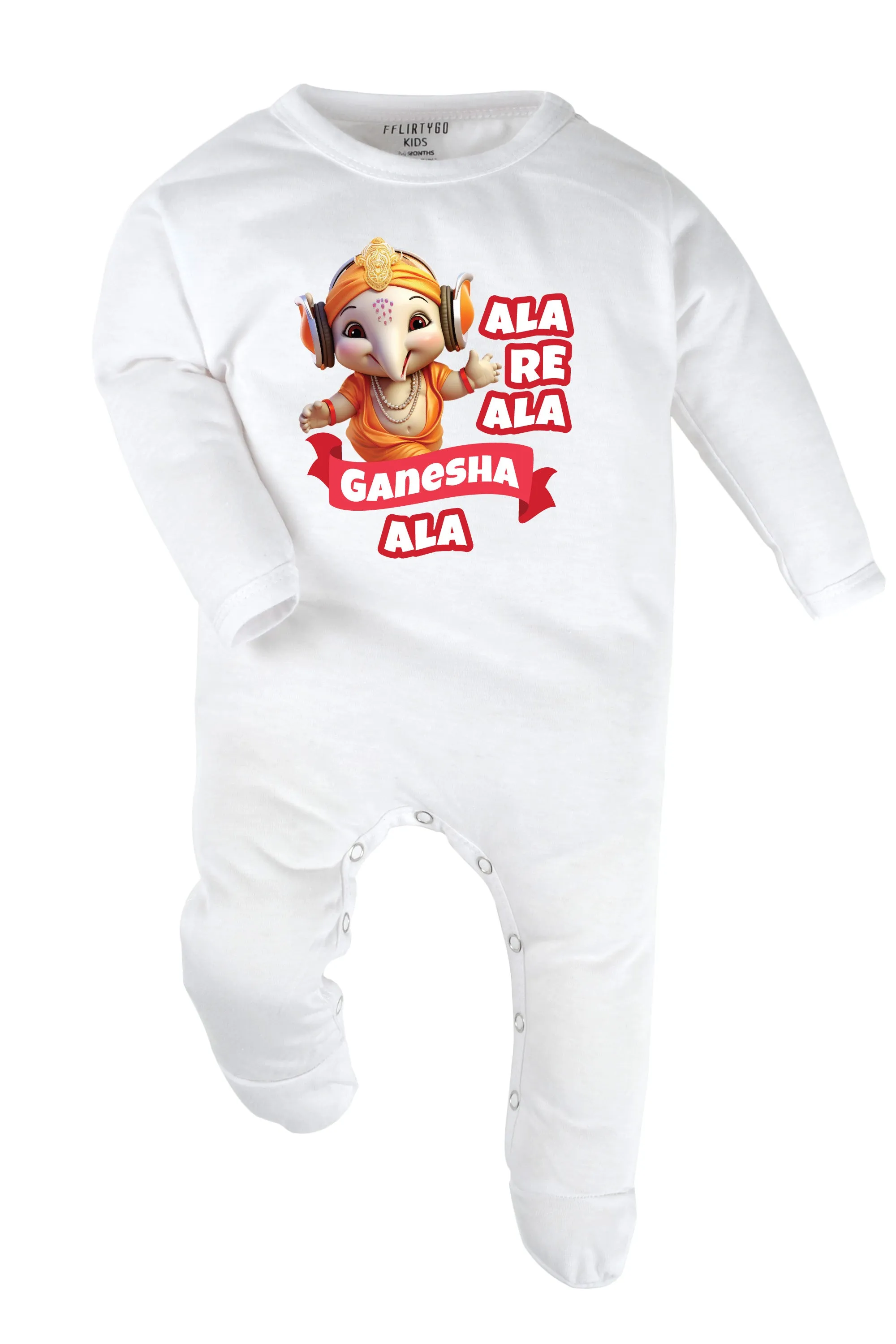 Ala Re Ala Ganesha Ala Baby Romper | Onesies