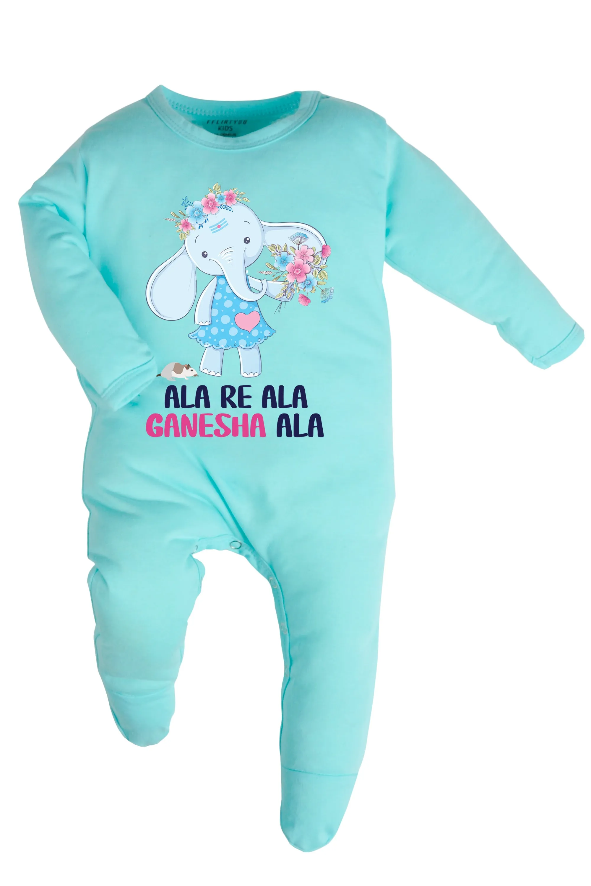 Ala Re Ala Ganesha Ala Baby Romper | Onesies