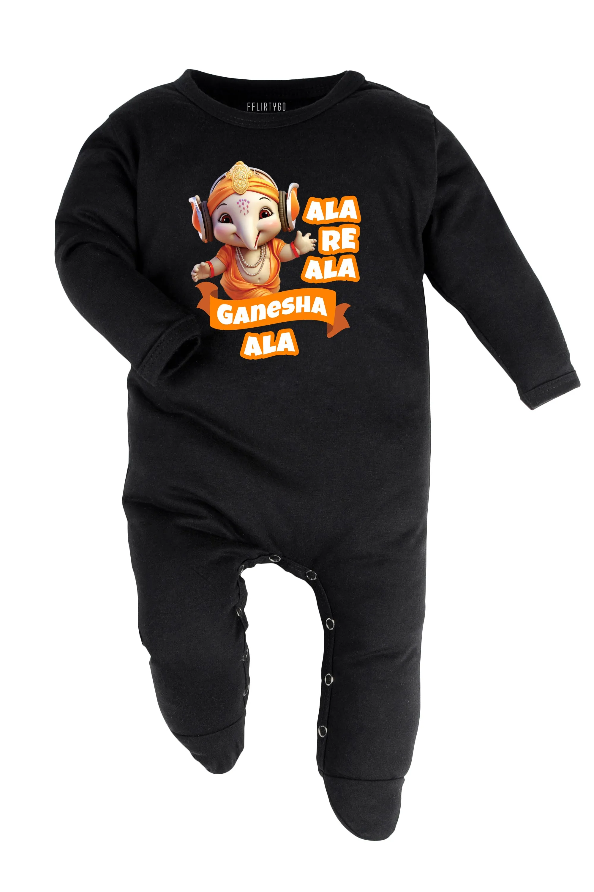 Ala Re Ala Ganesha Ala Baby Romper | Onesies