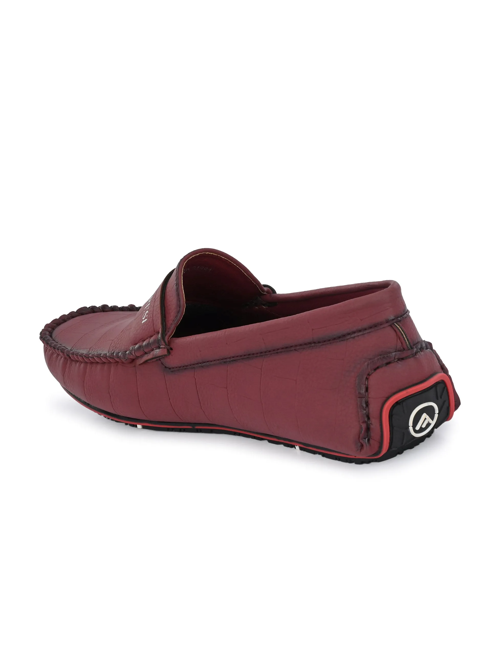 Alberto torresi Synthetic Bordo Casual Loafers