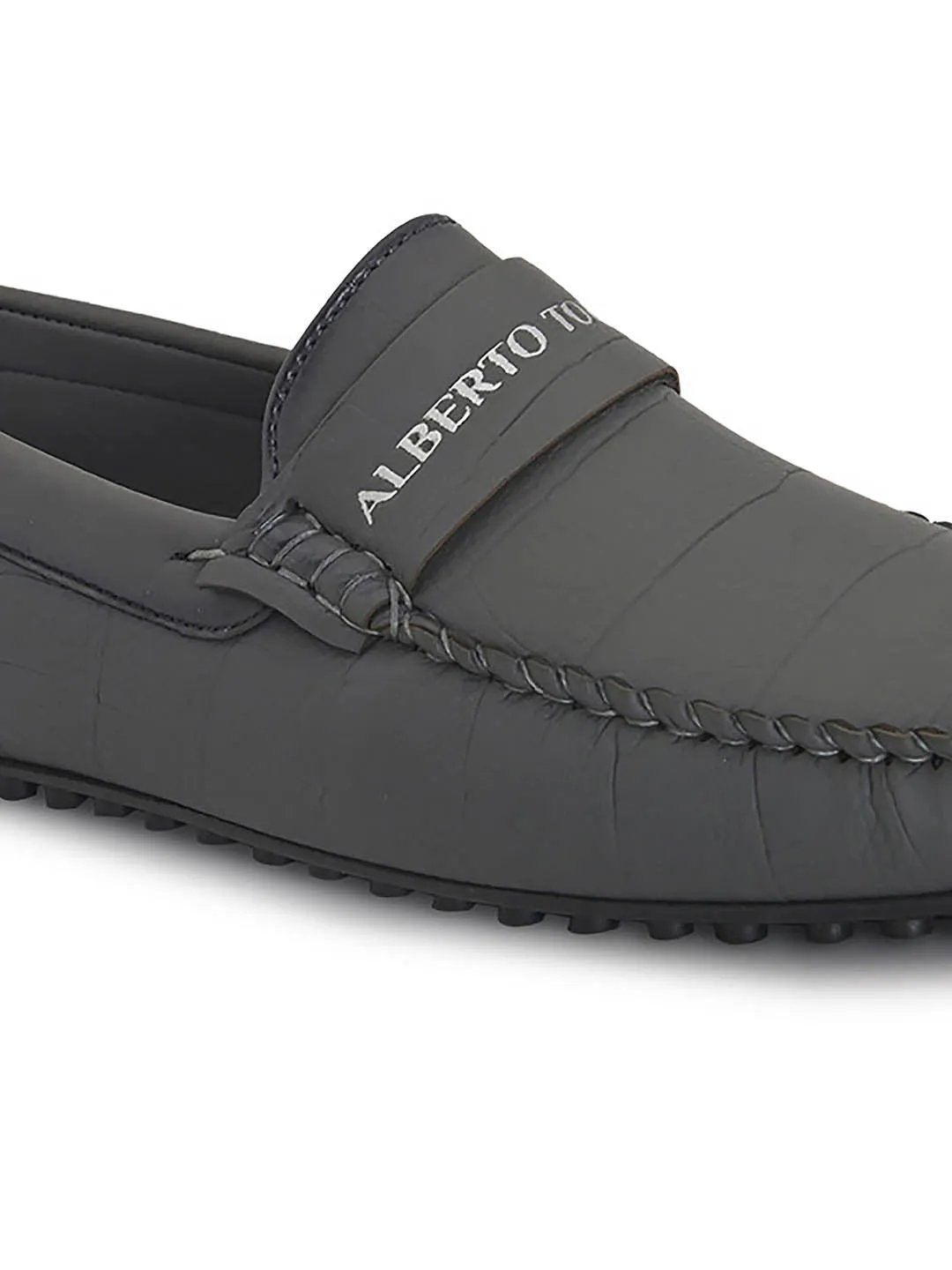 Alberto torresi Synthetic Grey Casual Loafers