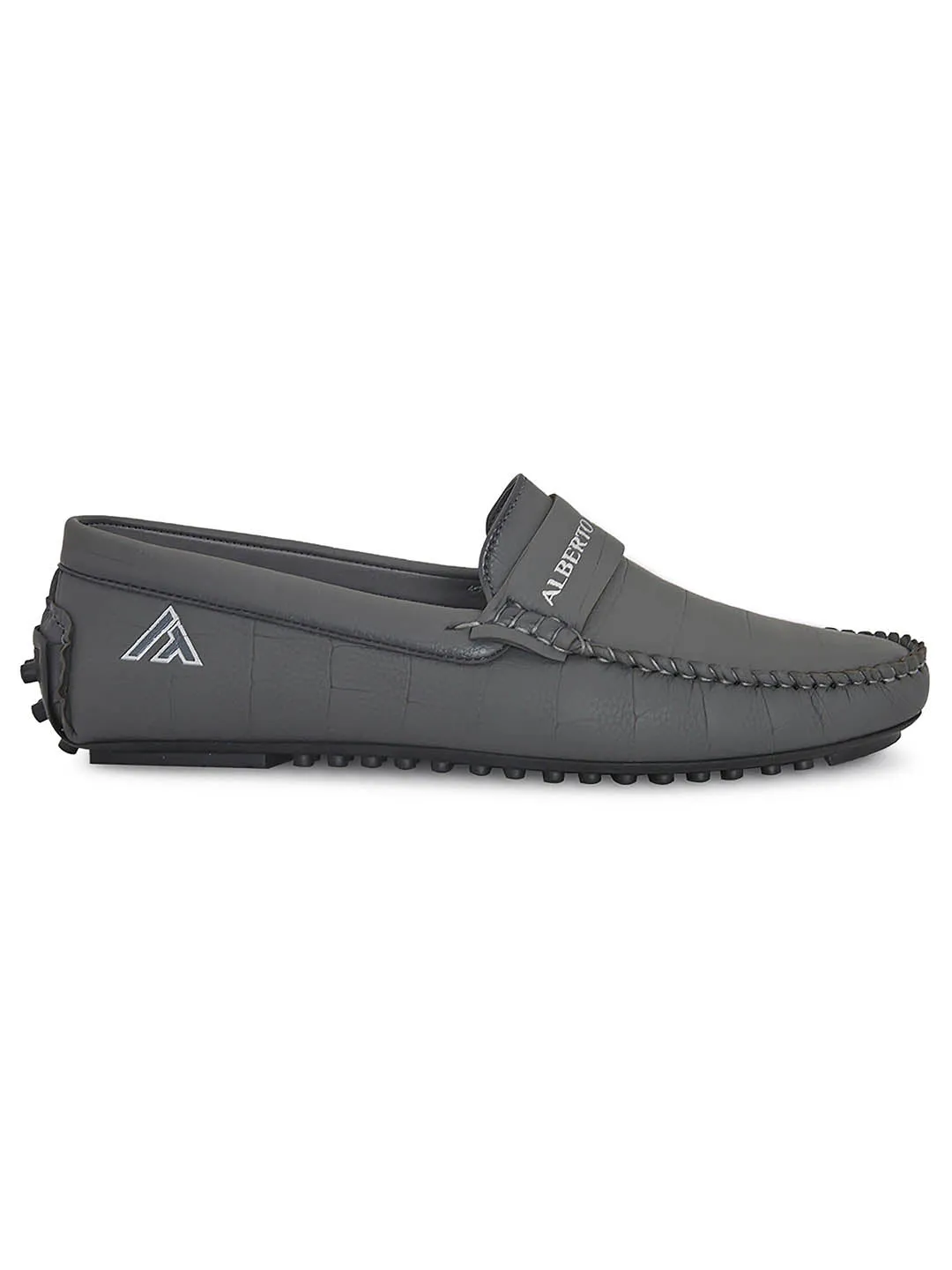 Alberto torresi Synthetic Grey Casual Loafers