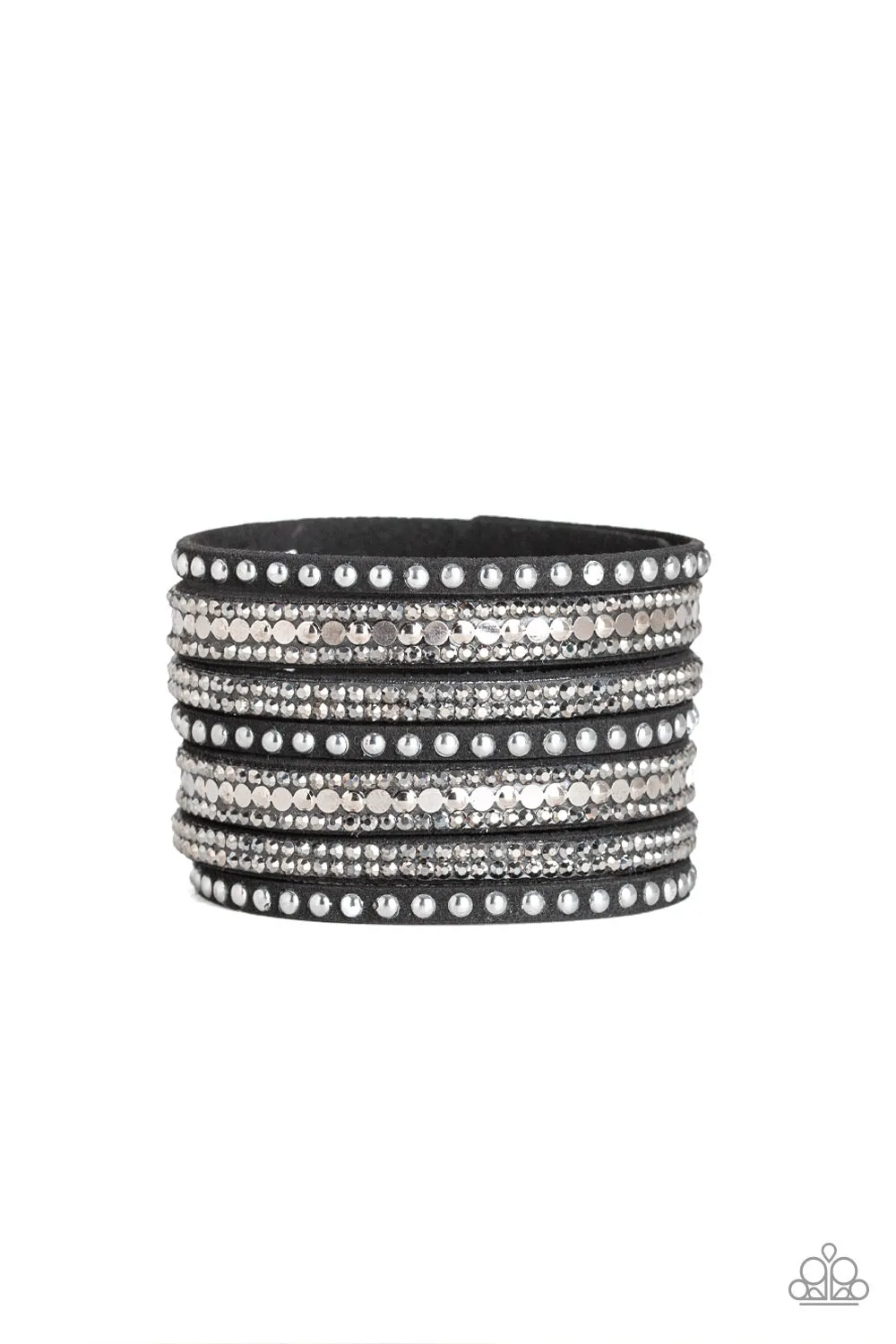 All Hustle and Hairspray Black-Bracelet