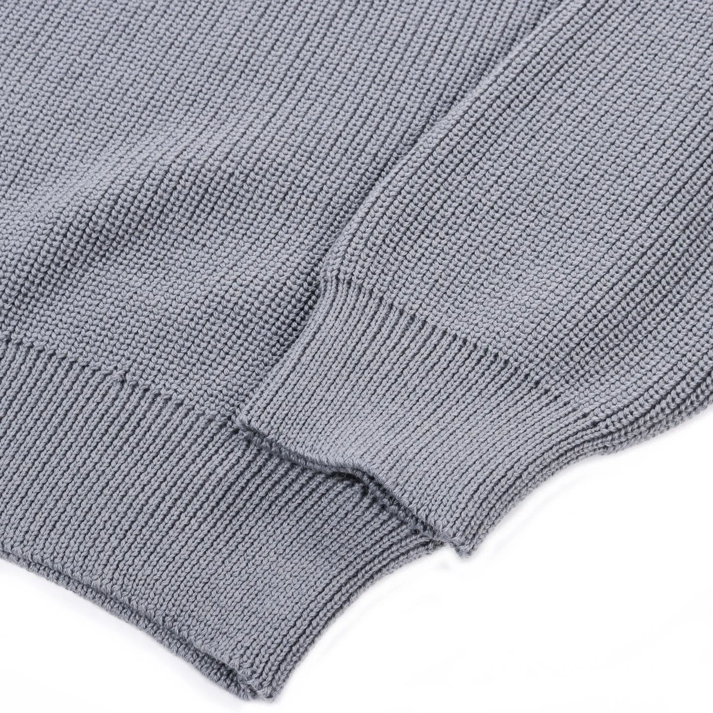 ARPENTEUR PLANO SWEATER MERINO WOOL RIB CONCRETE