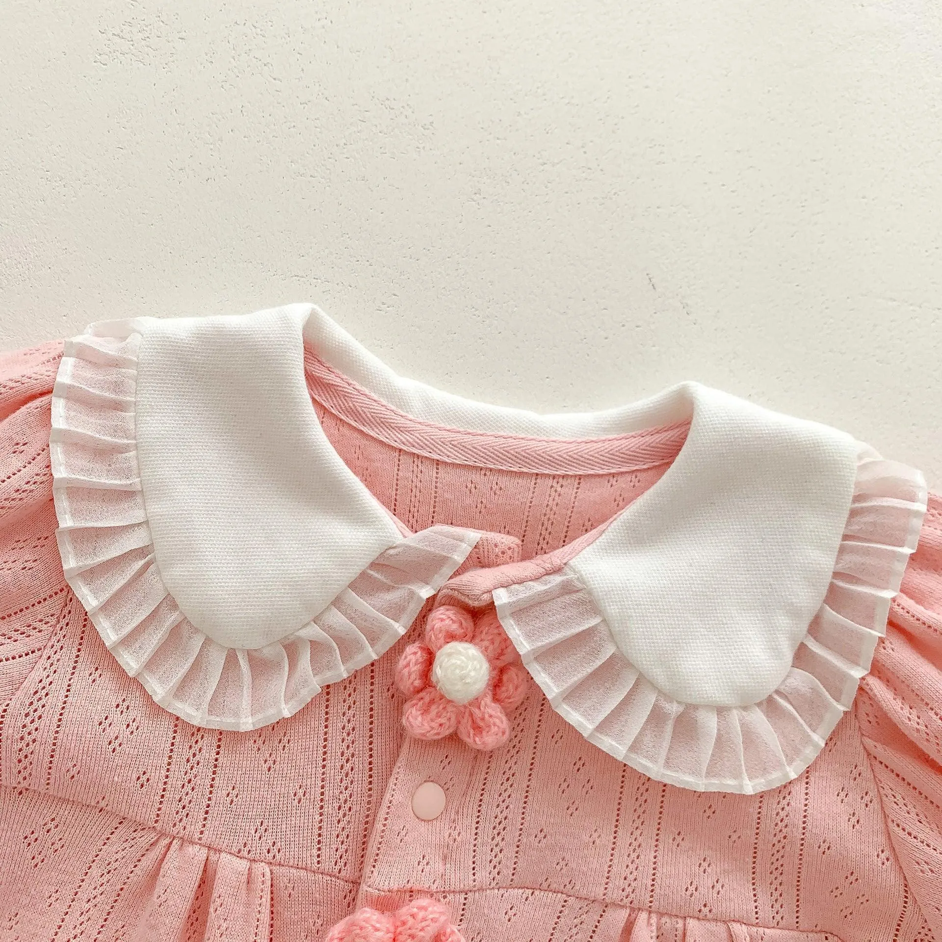 Baby Girls Flower Rompers