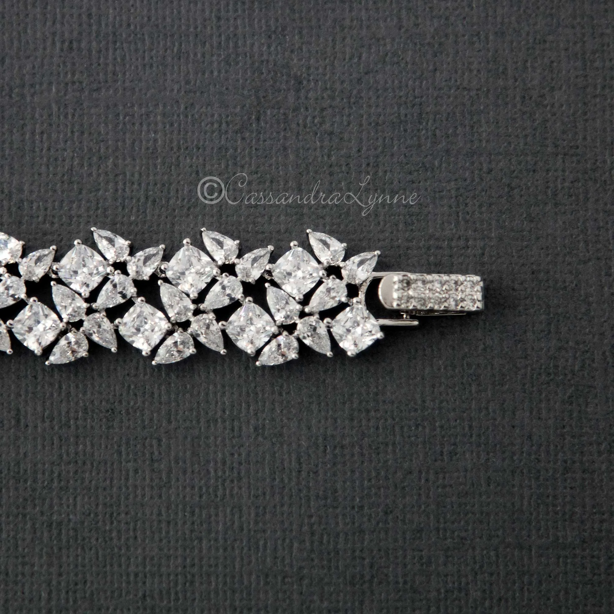 Beautiful CZ Bracelet for the Bride