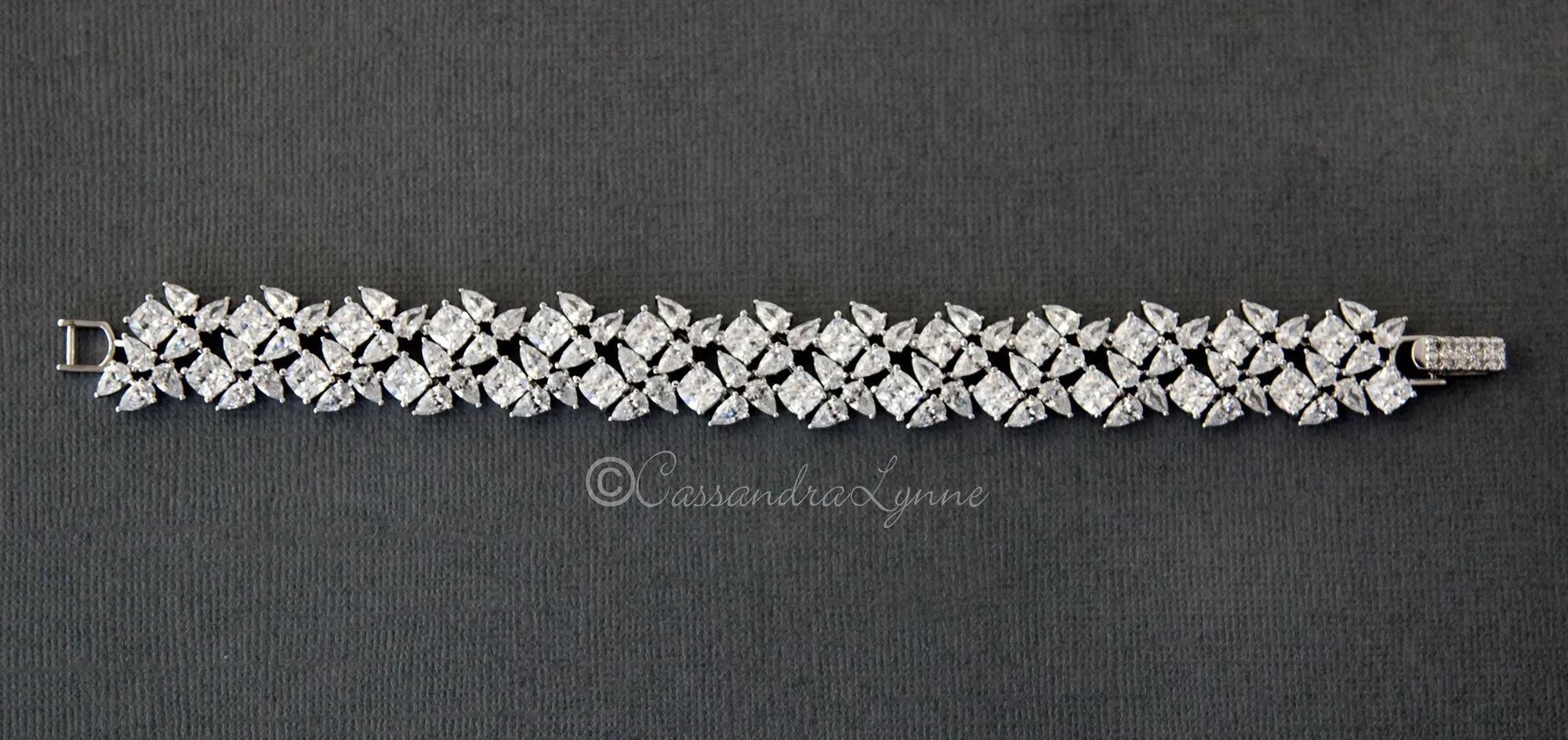 Beautiful CZ Bracelet for the Bride