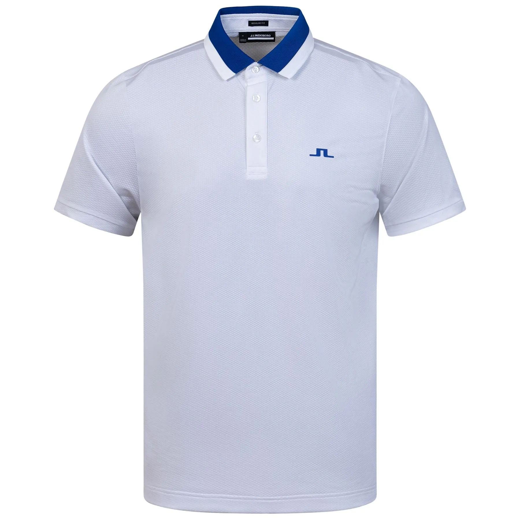 Benji Regular Tech Mesh Polo White - SU23