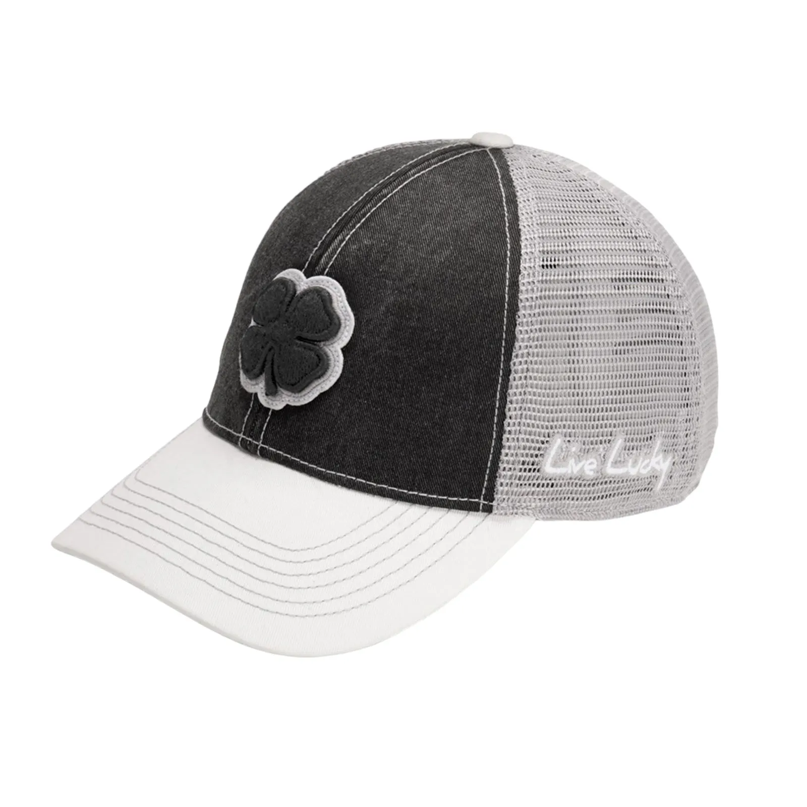 Black Clover Mens Two-Tone Vintage Cap