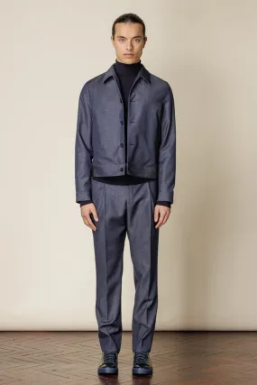 Blouson Set - Denim Wool Gabardine