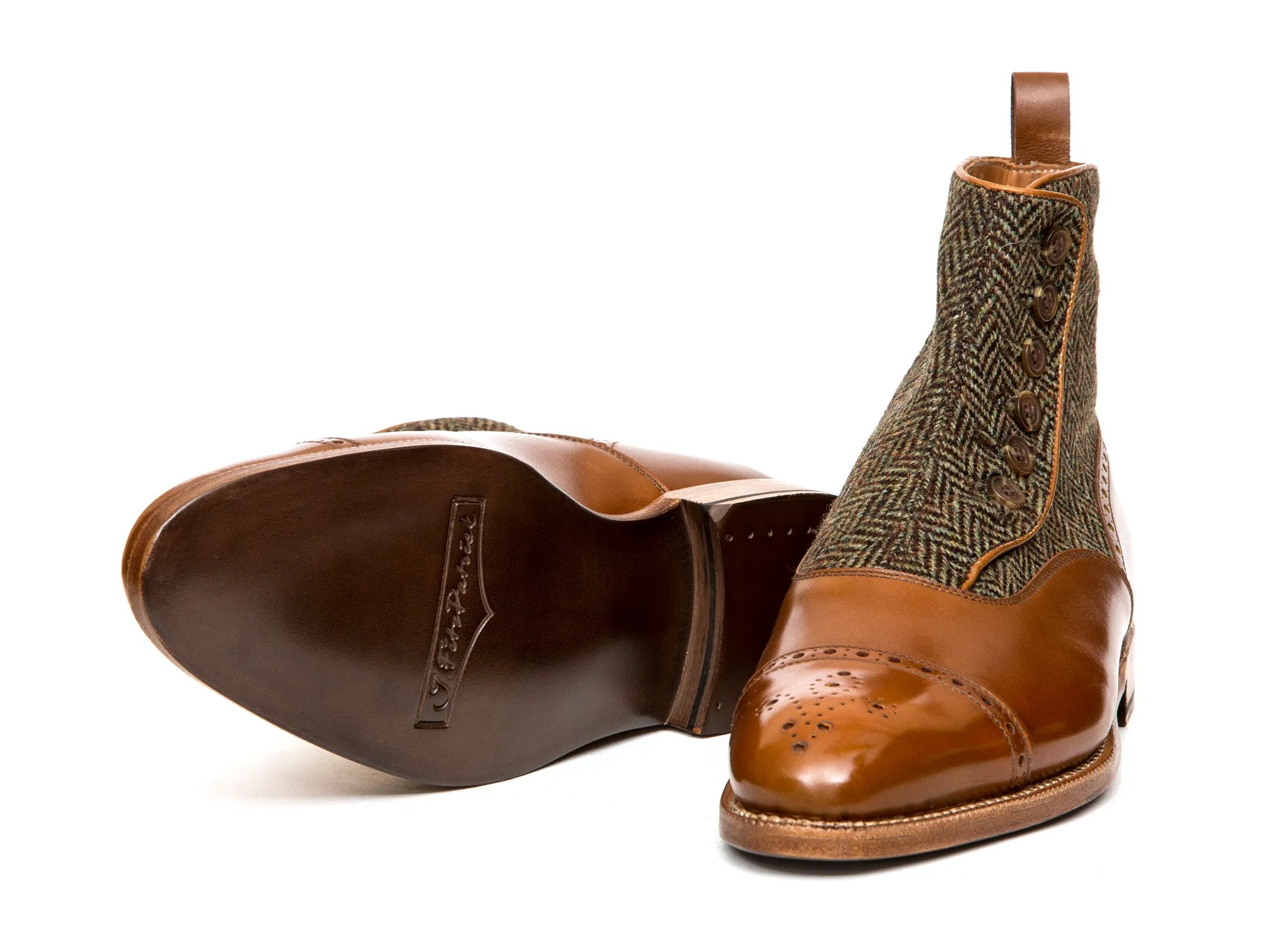 Blue Ridge - MTO - Maple Calf / Forest Tweed - NGT Last - Natural Single Leather Sole