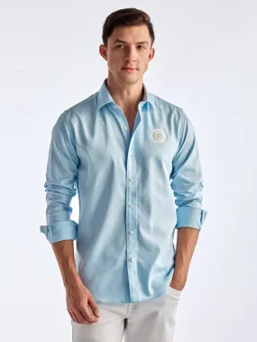 Blue Solid Urban Shirt