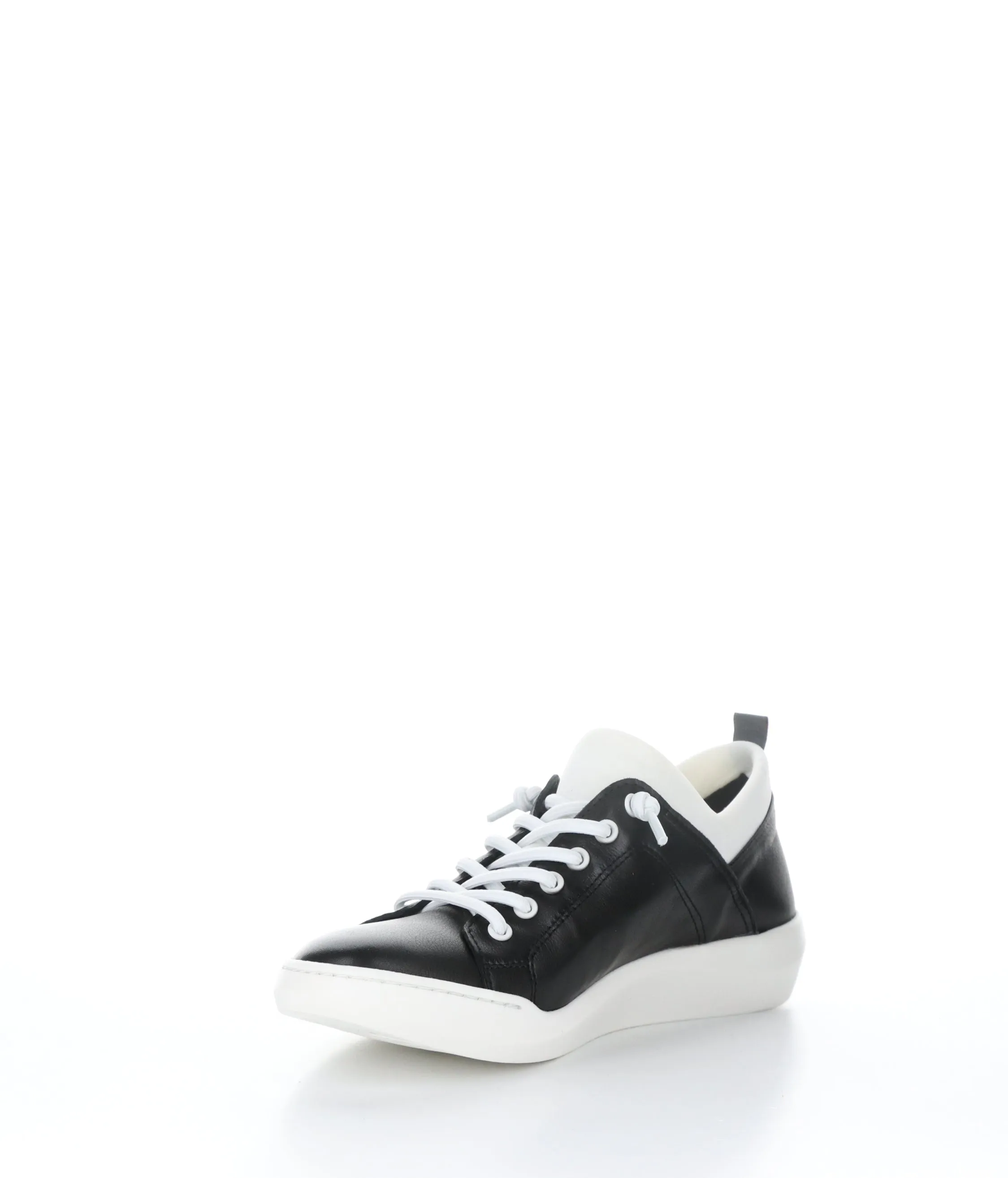 BONN667SOF Black White Round Toe Shoes