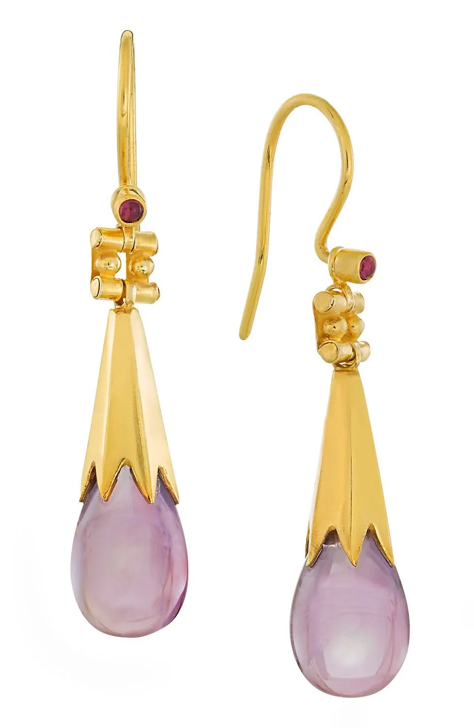 Boscoreale Tassel Amethyst Earrings