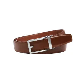 Buckle Belt - Hamilton -  Mens Smart Grip Leather Belt – Black | Tan