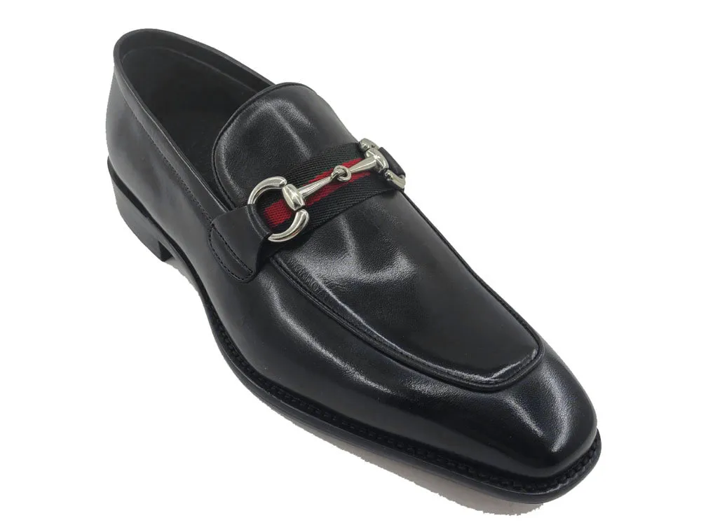 Burnished Calfskin Slip-On Loafer