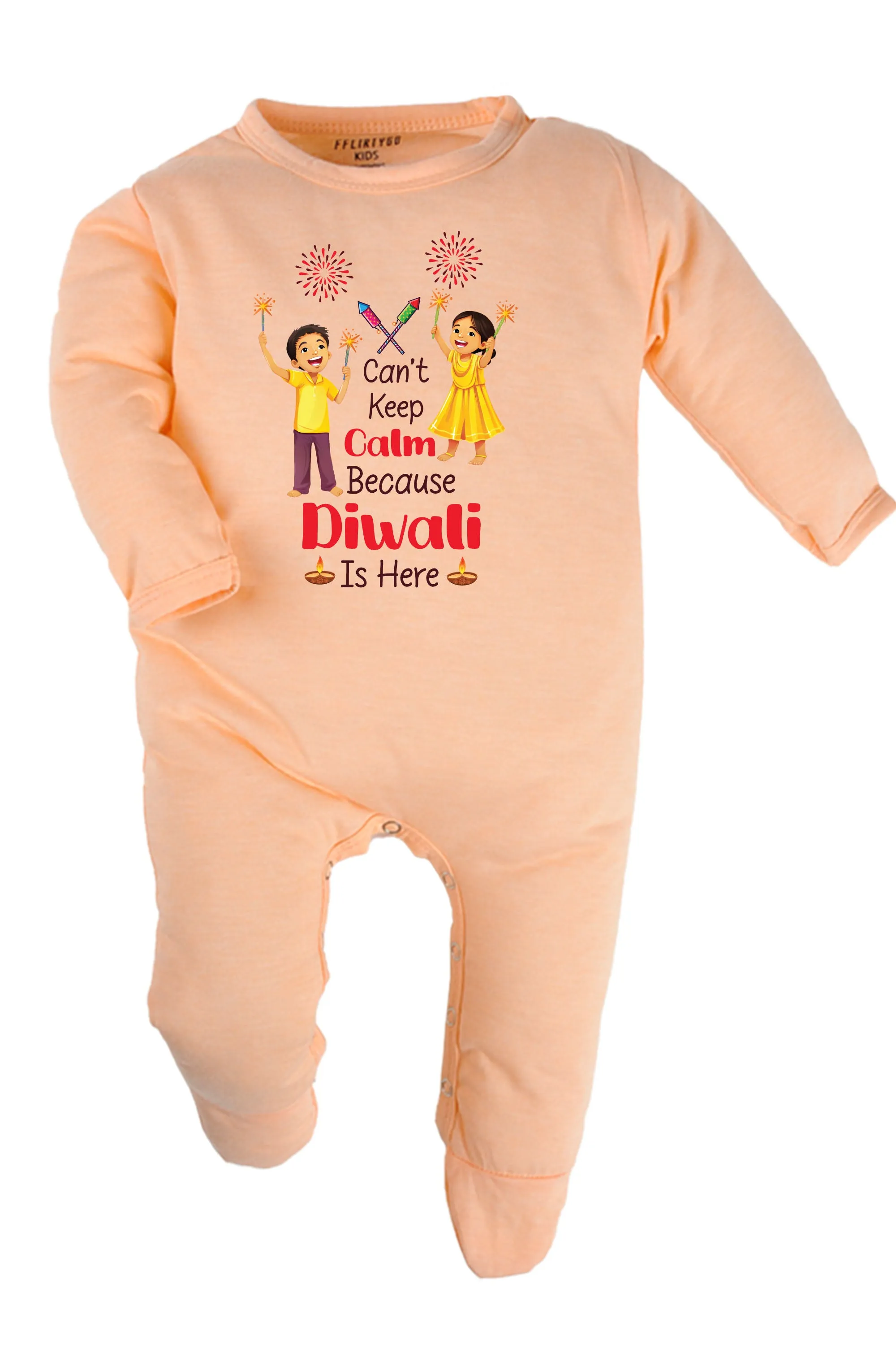 Can't Keep Calm Because Diwali Is Here Baby Romper | Onesies