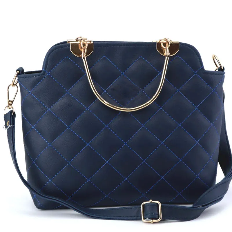 Ch Quilted Top Handle Shoulder Bag Purse