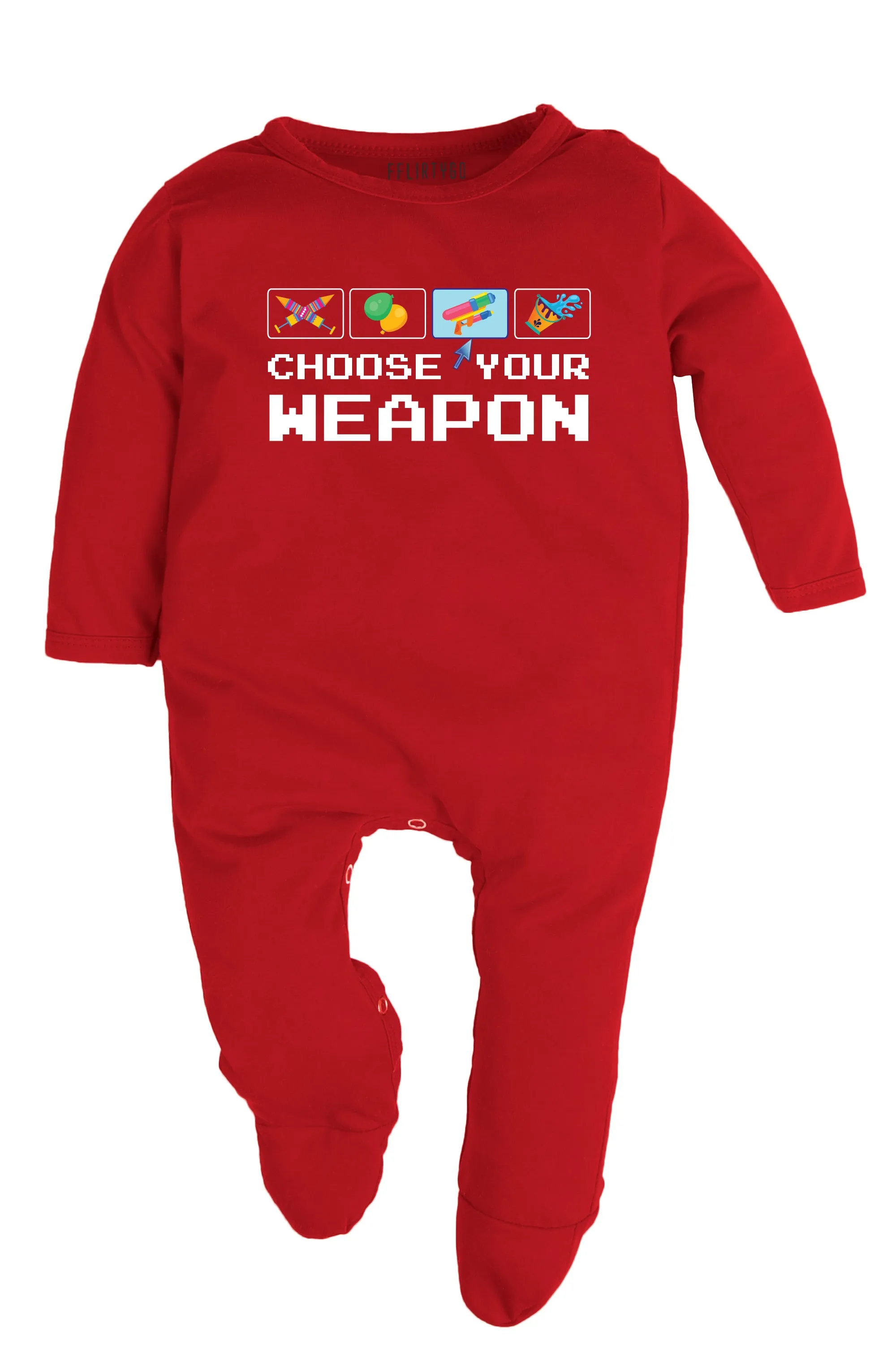 Choose Your Weapon Baby Romper | Onesies