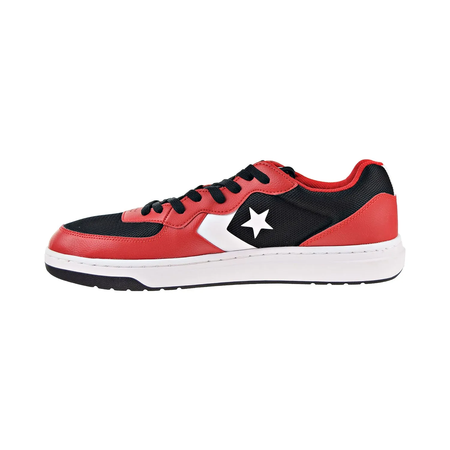 Converse Rival Ox Men's Shoes Black-Enamel Red-White