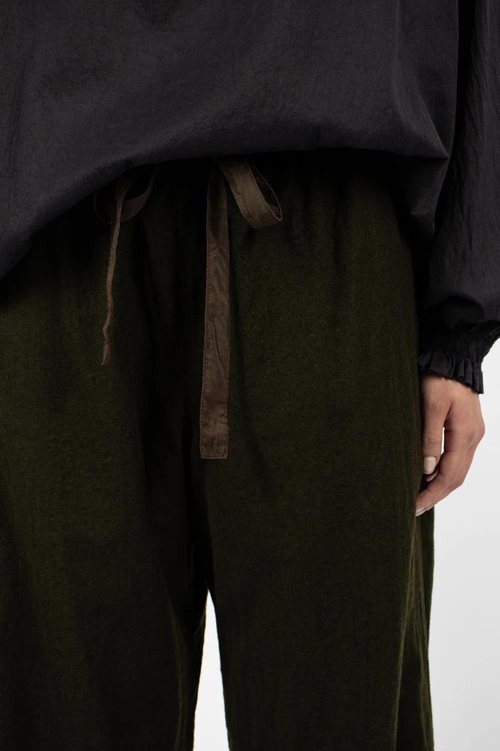 Coulisse Pant L90 Dark Khaki