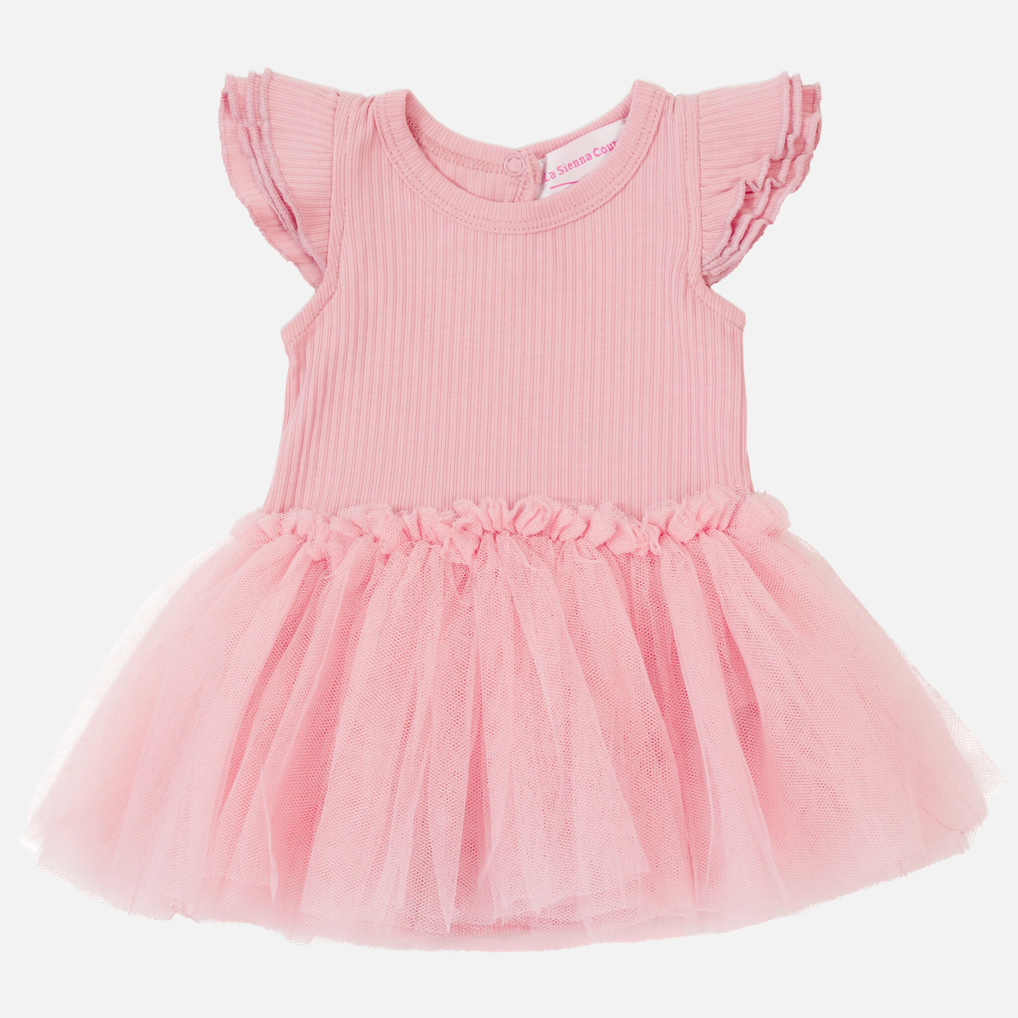 Cozy Summer Tutu Dress - Rosewater