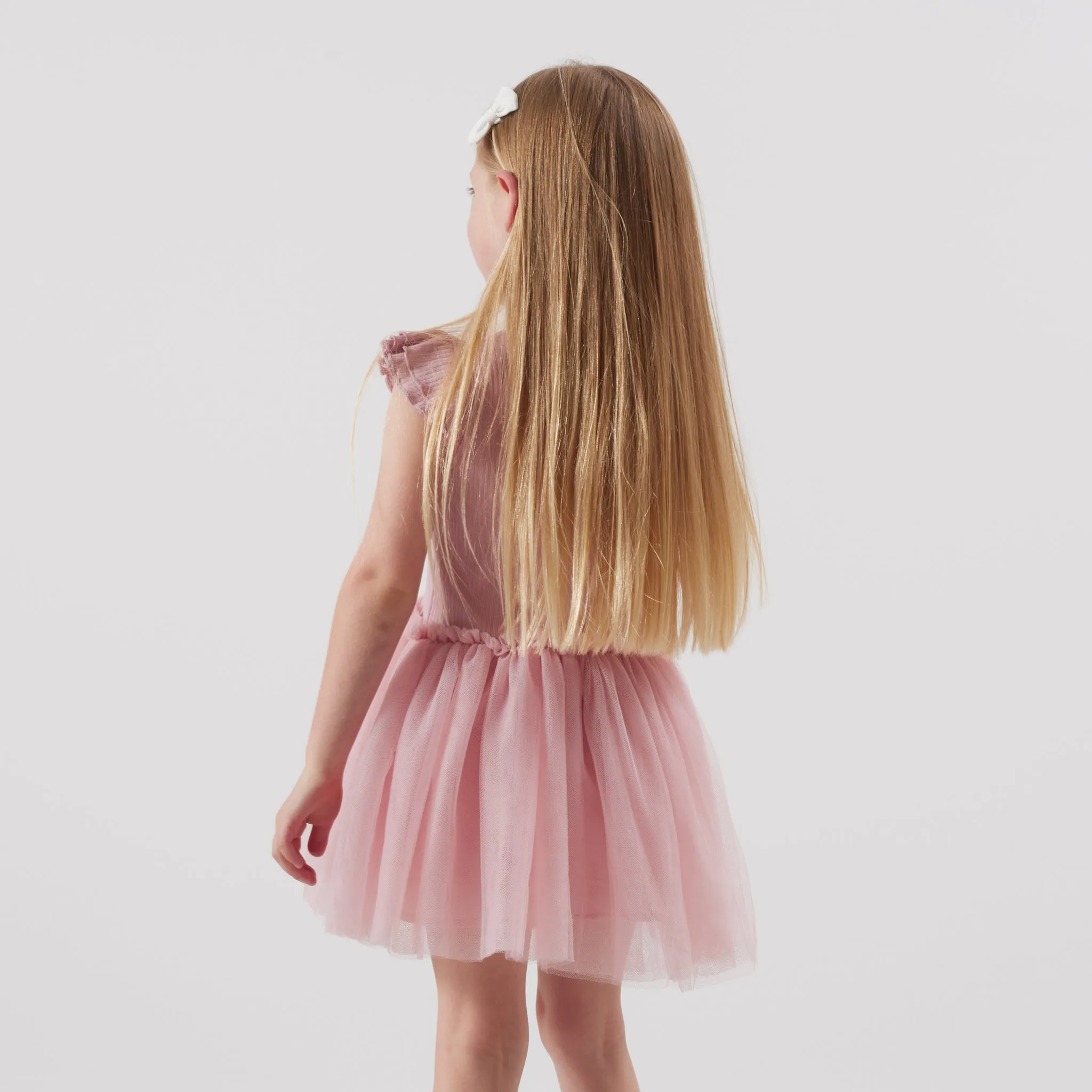 Cozy Summer Tutu Dress - Rosewater