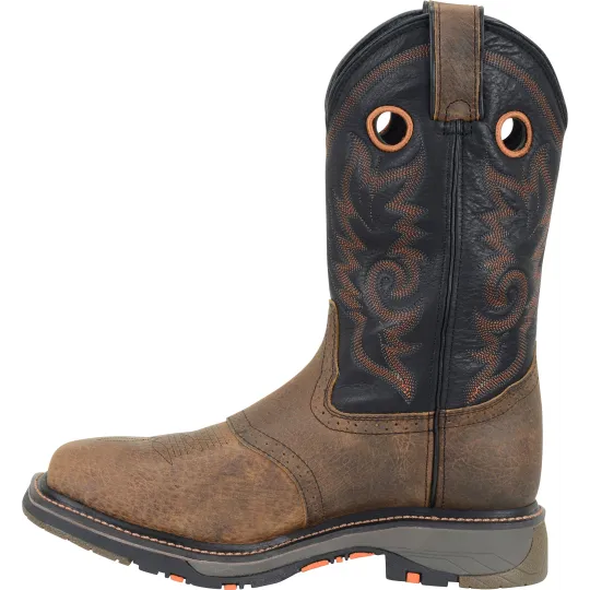 Double H Men's Isaac 13" Comp Toe Western Work Boot - Brown - DH5130