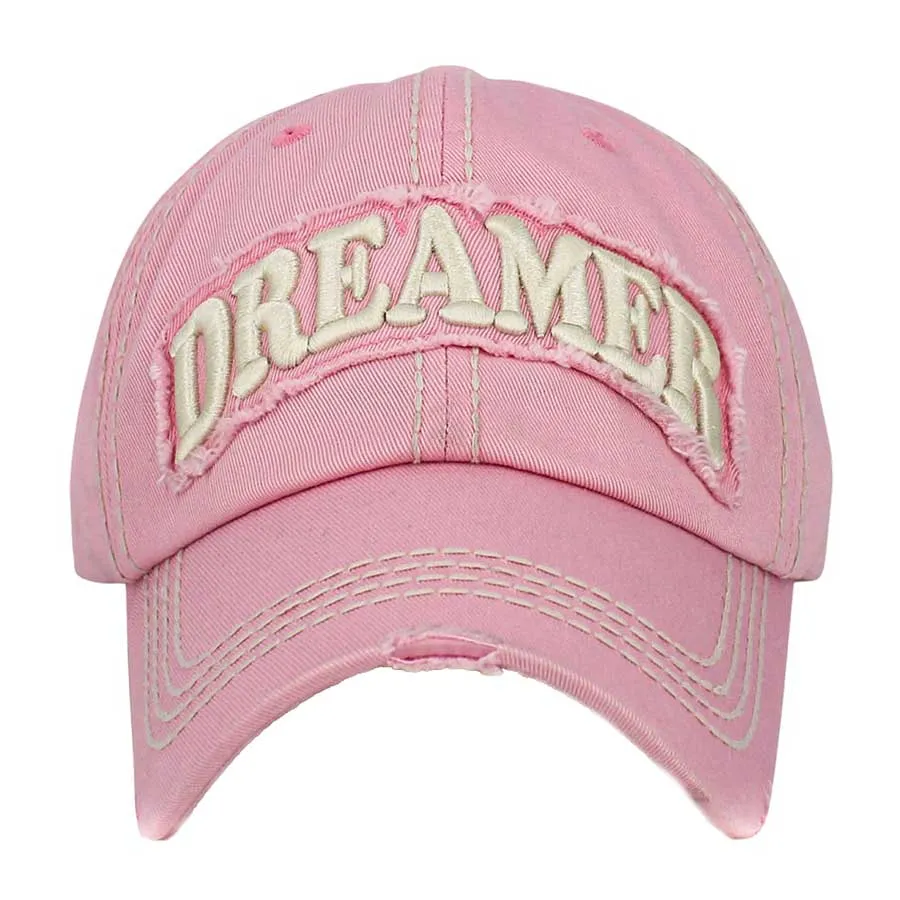 Dreamer Message Vintage Baseball Cap