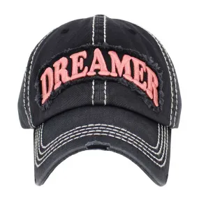 Dreamer Message Vintage Baseball Cap