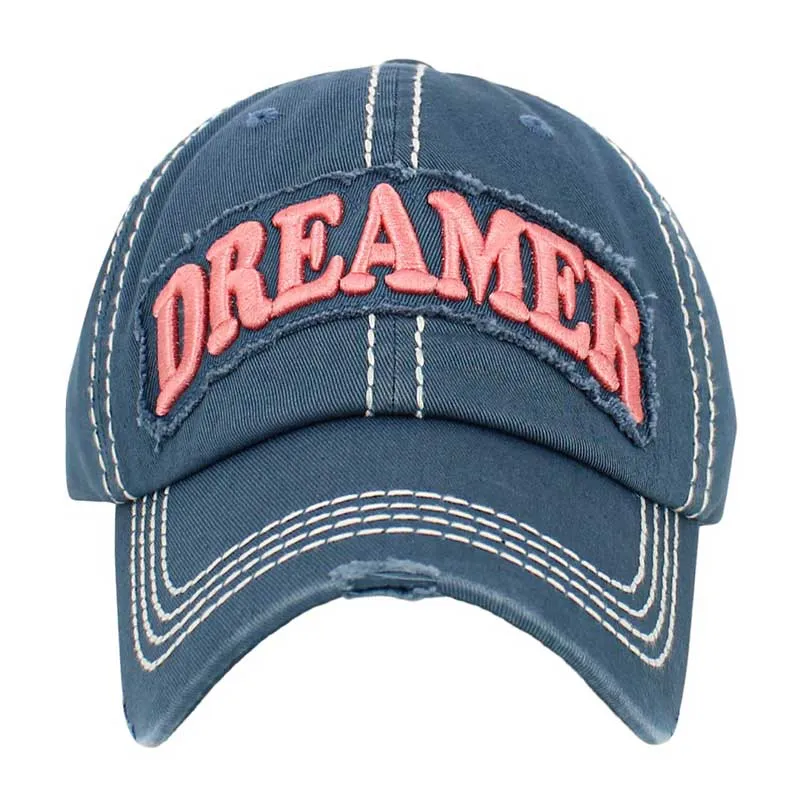 Dreamer Message Vintage Baseball Cap