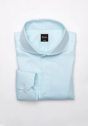 Egyptian Pastel Mint Green Structured Shirt - Wrinkle Resistant