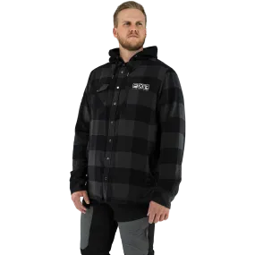 FXR Men's Timber Insulated Flannel Jacket Char Black