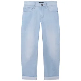 Hugo Boss Boys Denim Pants Slim Fit_ Blue/Grey J24760-Z25