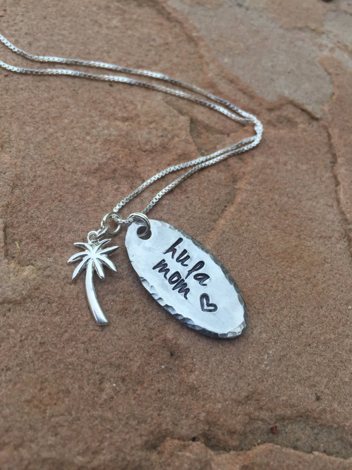 Hula Mom, Aloha Necklace, live aloha, Ohana, Hawaiian necklace, Hawaiian Jewelry, Beach Jewelry, Hula, natashaaloha