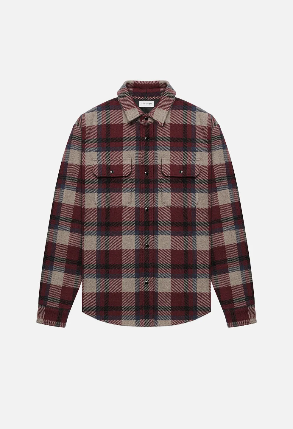 Jupiter Shirt / Burgundy X Navy Plaid