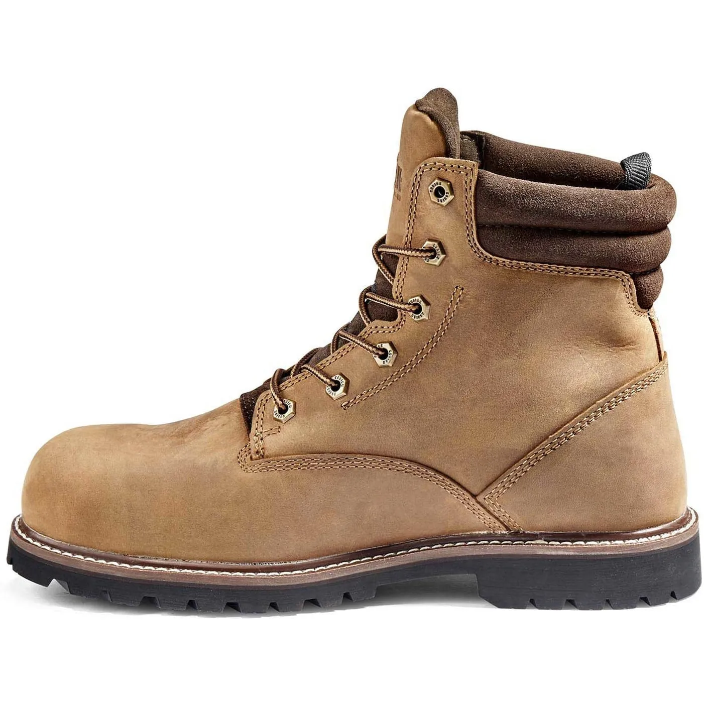 Kodiak Men's Mckinney 6" Comp Toe WP Safety Work Boot -Brown- K4TFBN