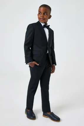 Lennon 2 Piece Suit - Black Wool Stretch